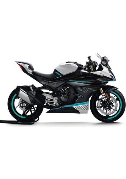 Cfmoto 450SR Yarım Jant Kaplama Sticker Etiket Modeli Kırmızı