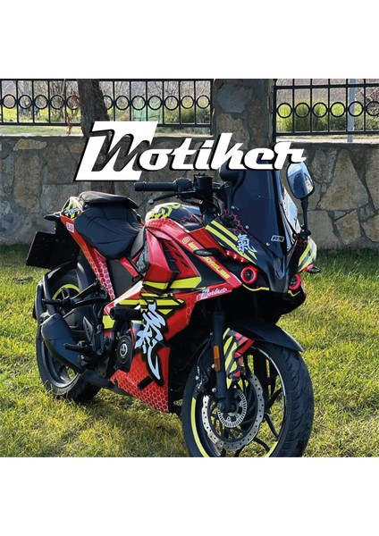Bajaj RS200 Dog Kırmızı Sarı Parçalı Kaplama Modeli indirimleri