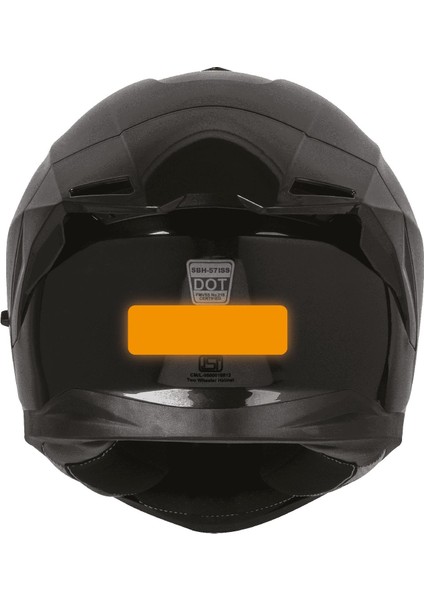 Sarı Reflective (Reflektif) 2'li Dikdörtgen Sticker Paketi Otomobil Motosiklet Reflektif Parlayan Sticker Etiket Modeli modelleri