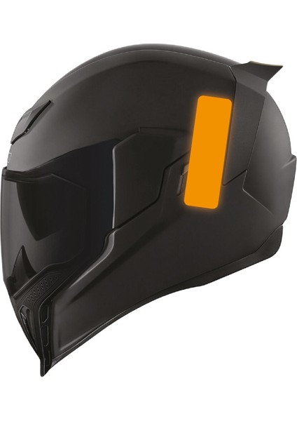 Sarı Reflective (Reflektif) 2'li Dikdörtgen Sticker Paketi Otomobil Motosiklet Reflektif Parlayan Sticker Etiket Modeli fırsatları