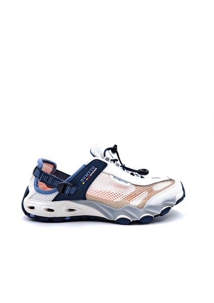 HTT1605 Erkek Tekking Outdoor Aqua Beyaz Lacivert Spor Sandalet Ayakkabı