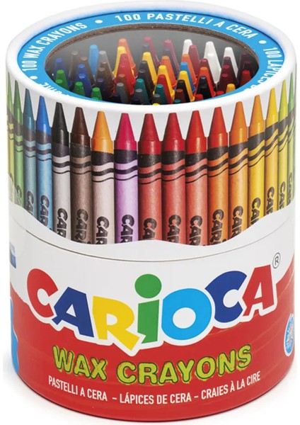 Carıoca Wax Yıkanabilir Pastel Boya 100 'lü