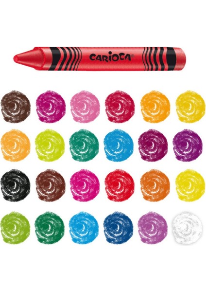 Carıoca Wax Yıkanabilir Pastel Boya 100 'lü