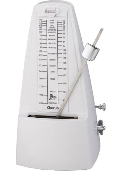 WSM-305 Beyaz Mekanik Metronom
