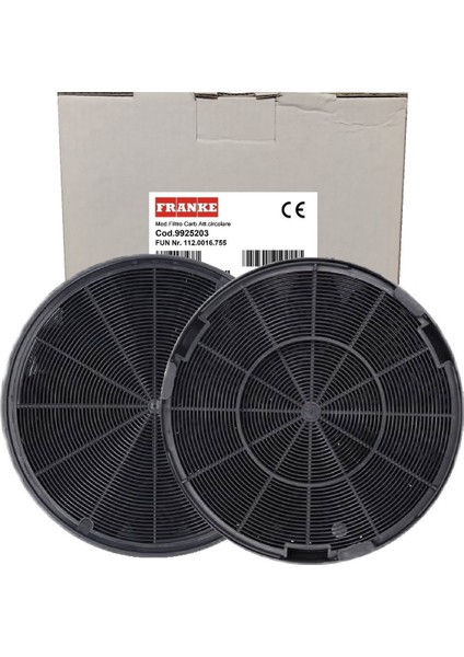 Fma 905 Bk 900 (110.0437.391) Davlumbaz Karbon Filtre 2li 1takım Bacasız Aspiratör Filtresi