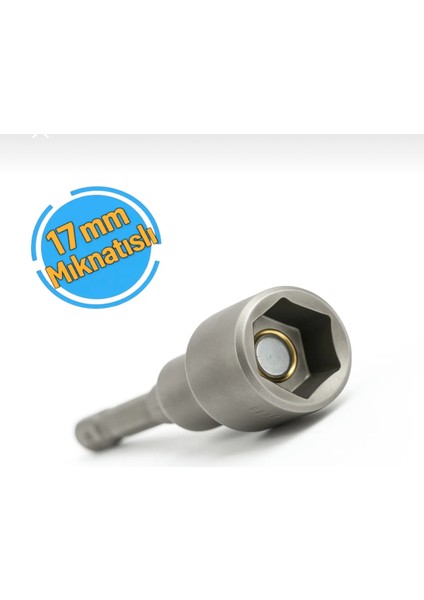Manyetik Somun Civata Manyetik Vida Adaptörü 17 mm modelleri