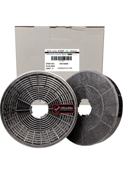 HCI91845BXH Aspirator (Island) Karbon Filtri 1 Qutu Set Carbon Filters Filtre