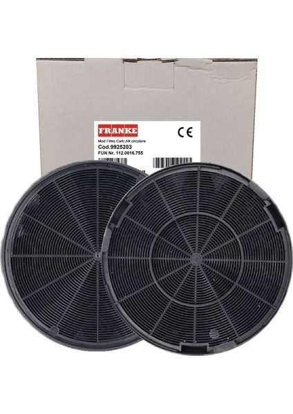 Fcs 90 (321.0592.491) Davlumbaz Karbon Filtre 2li 1takım Bacasız Aspiratör Kömür Filtresi