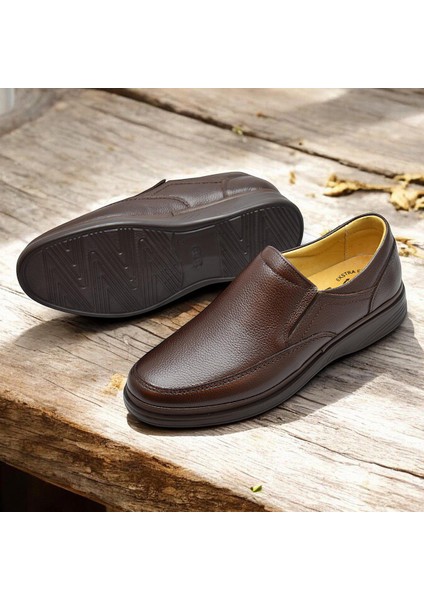 Tab8050 Ortopedik Taban Deri Erkek Ayakkabı Mevsimlik Baba Ayakkabısı modelleri
