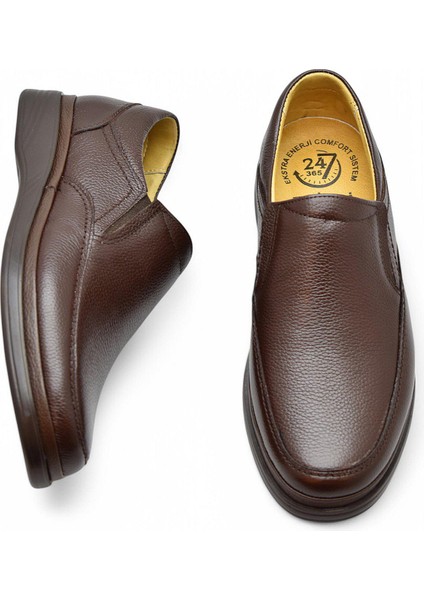 Tab8050 Ortopedik Taban Deri Erkek Ayakkabı Mevsimlik Baba Ayakkabısı fırsatları