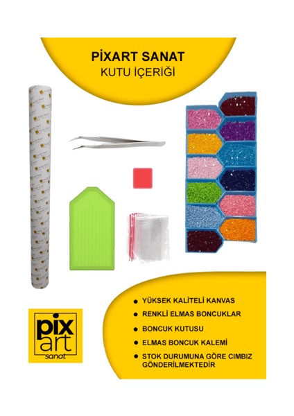 Rabbim! Göğsümü Genişlet, Işimi Kolaylaştır (Taha Suresi 25-26. Ayet) Pixart Sanat Mozaik Tablo 50X70