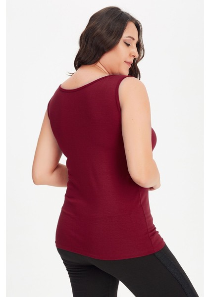 Büyük Beden Dragonfly Baskılı Kare Yaka Kalın Askılı Atlet Bluz fiyatları