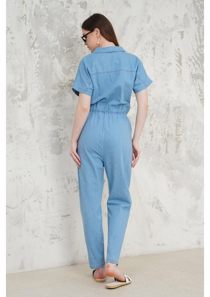 Beli Ayarlanabilir Denim Tulum modelleri