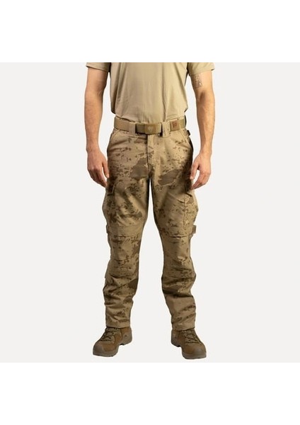 Bamsı Jandarma Kamuflaj Desenli Taktik Pantolon, 8 Cepli Kamuflaj Pantolon