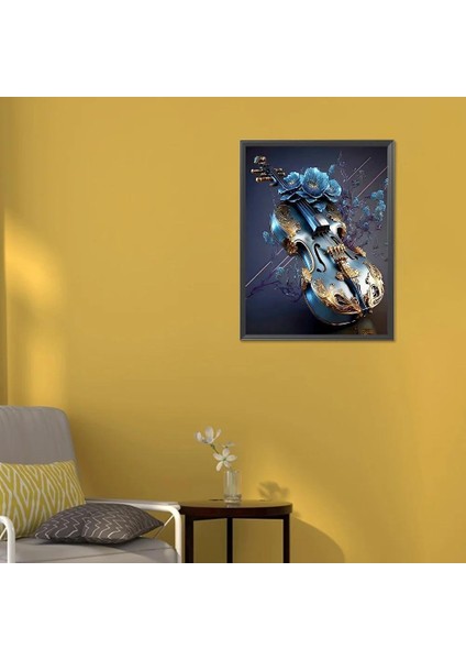Sonata-Tam Tur Keman 30 x 40 cm Pixart Pixart Sanat Elmas Ejderha Mozaik Tablo fiyatları