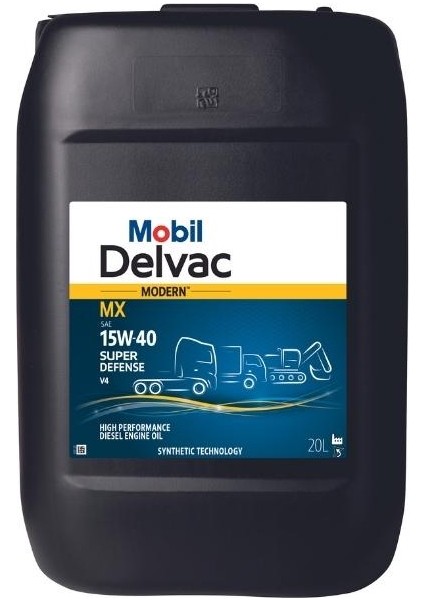 Delvac 15W-40 Super Defense V4 Dizel Motor Yağı - 20 Lt.