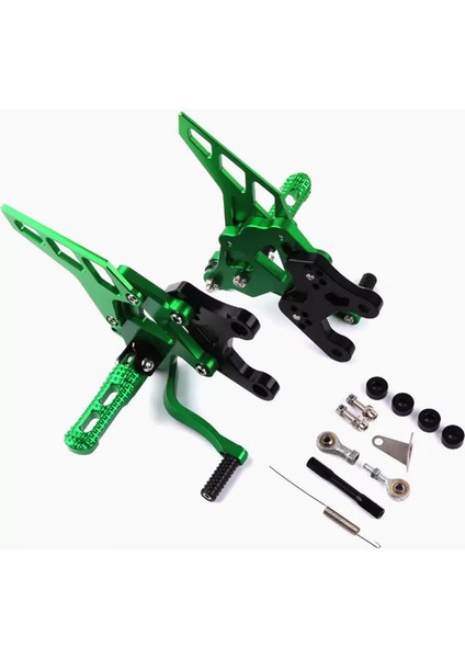 Kawasaki Z900 Uyumlu Sürücü Ayak Basamak Seti Yeşil