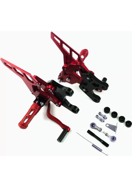 Kawasaki Z900 Uyumlu Sürücü Ayak Basamak Seti Kırmızı