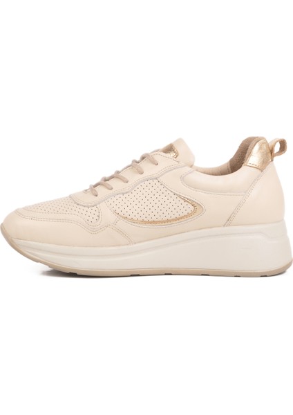 Bej Air Flow Deri Kadın Casual Ayakkabı 2216654y Z fiyatları