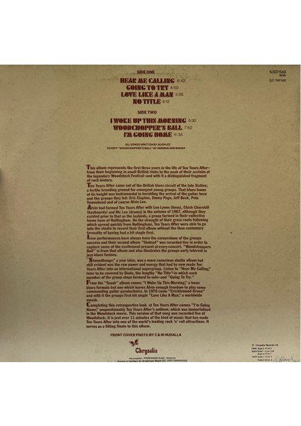 Ten Years After – Goin' Home! 1975 Baskı Lp fiyatları