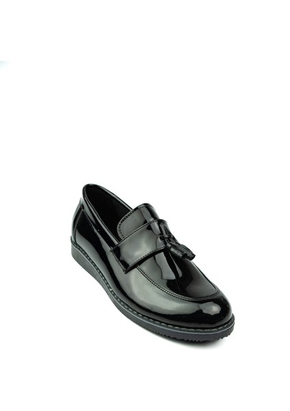 184 Siyah Erkek Çocuk Kollej Günlük Ayakkabı