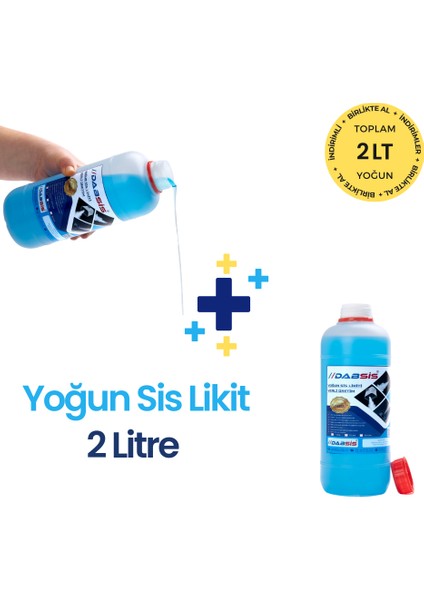 Kokusuz / Çok Yoğun Sis Makinesi Likiti / 2 Litre