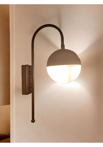 25W Günışığı Led Duvar Aplik, Siyah, Modern Metal Tasarım, G9 Duy, Şık Aydınlatma