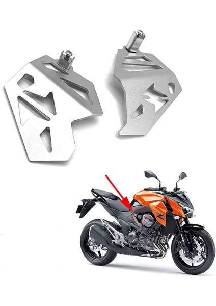 Kawasaki Z800 Uyumlu Enjeksiyon Koruma Füme