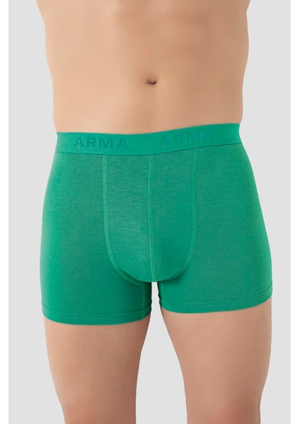 Erkek Yeşil Bambu Boxer 3'lü Paket