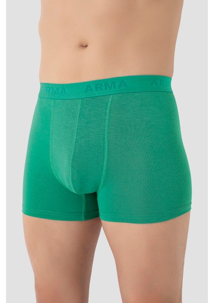 Erkek Yeşil Bambu Boxer 3'lü Paket