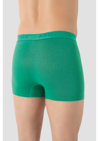 Erkek Yeşil Bambu Boxer 3'lü Paket