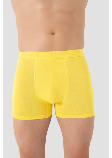 Erkek Sarı Bambu Boxer 3'lü Paket