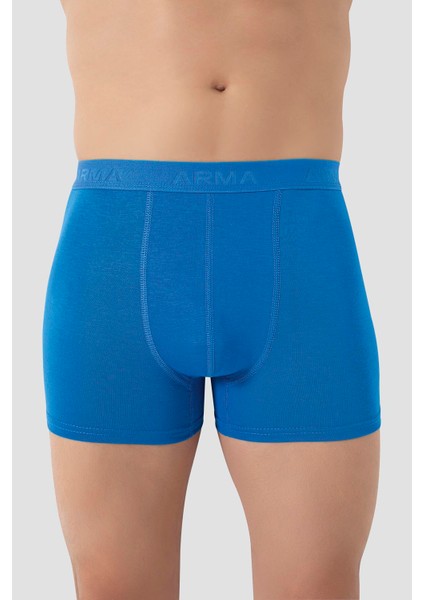 Erkek Mavi Bambu Boxer 3'lü Paket