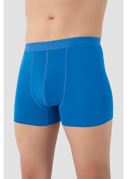 Erkek Mavi Bambu Boxer 3'lü Paket