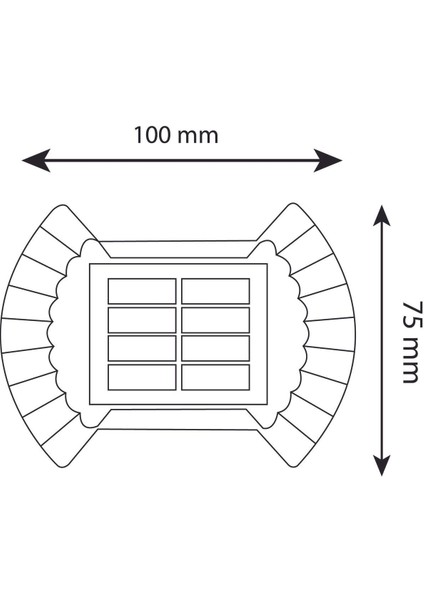 Siyah 5W Güneş Enerjili LED Aplik, 3200K Gün Işığı, Metal, E27 Duy Tipi fiyatları