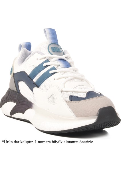 Beyaz Dar Kalıp Memory Foam Erkek Spor Ayakkabı 241498 M