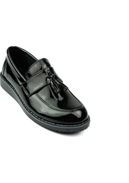 184 Siyah Erkek Çocuk Kolej Günlük Ayakkabı