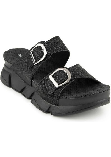 Kiirus 35244-430 Anatomik Taban Kadın Terlik Siyah 36-40
