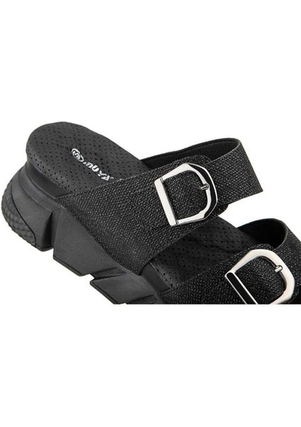 Kiirus 35244-430 Anatomik Taban Kadın Terlik Siyah 36-40