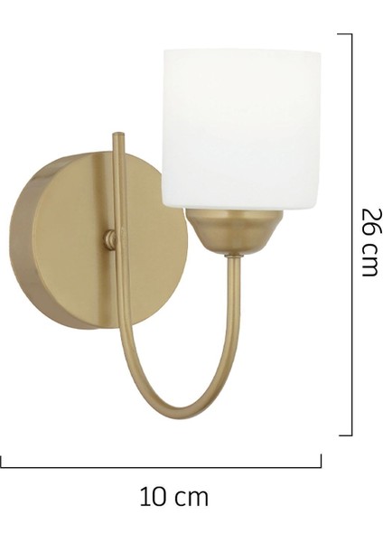 Esila Eskitme Boyalı Duvar Lambası Yatak Odası-Yatak Başı-Banyo Için Modern Aplik