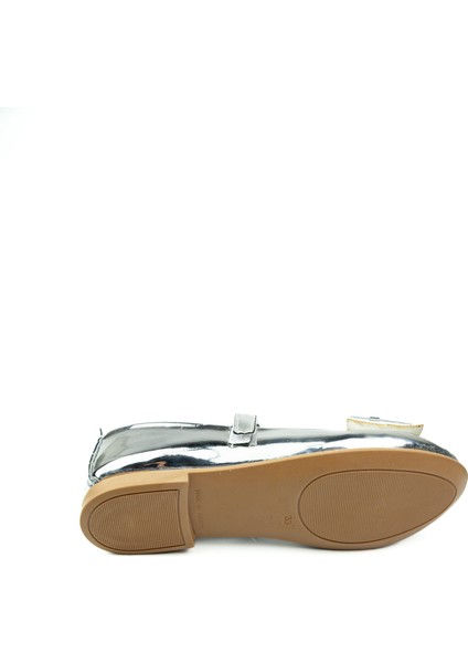 10009 Gümüş Kız Çocuk Abiye Ayakkabı indirimleri