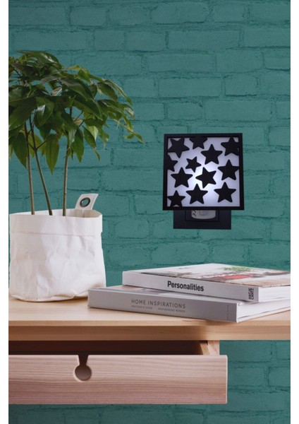 Şık Kablosuz LED Gece Duvar Lambası, Anahtarlı, Modern ve Dekoratif Tasarım modelleri