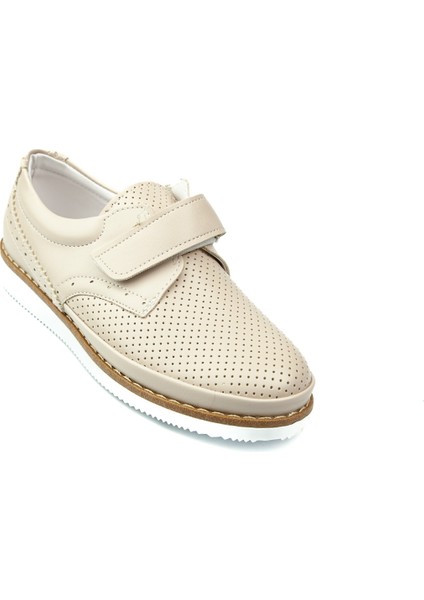 100 Bej Erkek Çocuk Kolej Günlük Ayakkabı