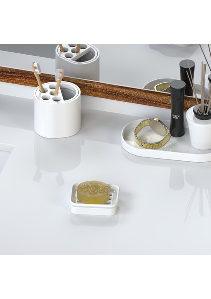 Granit Hazneli Katı Sabunluk