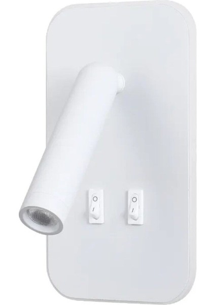 13W LED Yatak Başlığı Aplik, Gün Işığı, Beyaz, G9 Duy, Modern Tasarım
