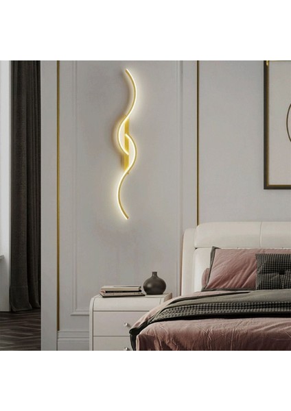 3 Renk LED Aplik Duvar 100 cm, şık ve modern aydınlatma, alüminyum materyal indirimleri