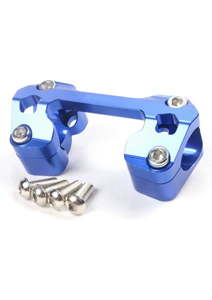 Universal Motosiklet Gidon Kelepçesi 28 mm Mavi