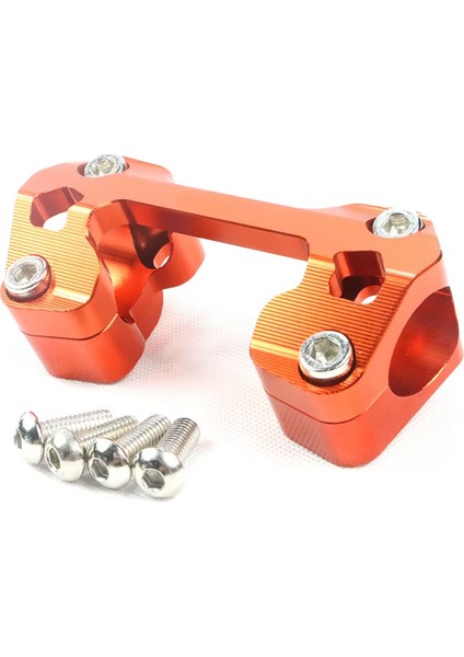 Universal Motosiklet Gidon Kelepçesi 28 mm Turuncu
