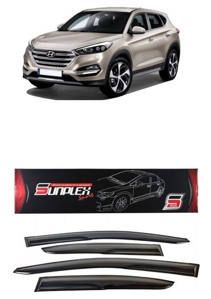 Cam Rüzgarlığı Hyundaı Tucson 2015-2019 Ön-Arka SP-S-112 Yerli Üretim Sunpleks