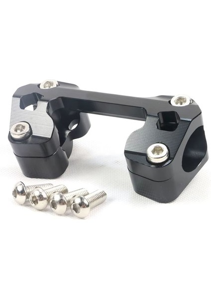 Universal Motosiklet Gidon Kelepçesi 28 mm Siyah